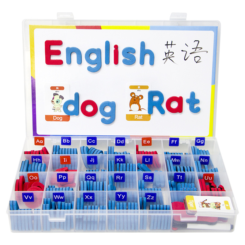 Picture of Magnetic English Alphabet Magnetic Stickers for Children English Natural Spelling Magnet Toys Amazon Cross-Border Dedicated for Early Education