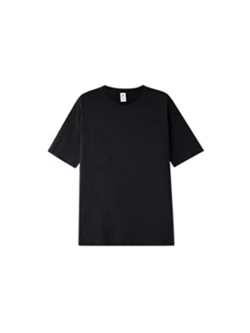 Picture of Cross-border foreign trade for a generation of hair after the collar combed compact siro spinning short sleeve shoulder t-shirt factory outlet