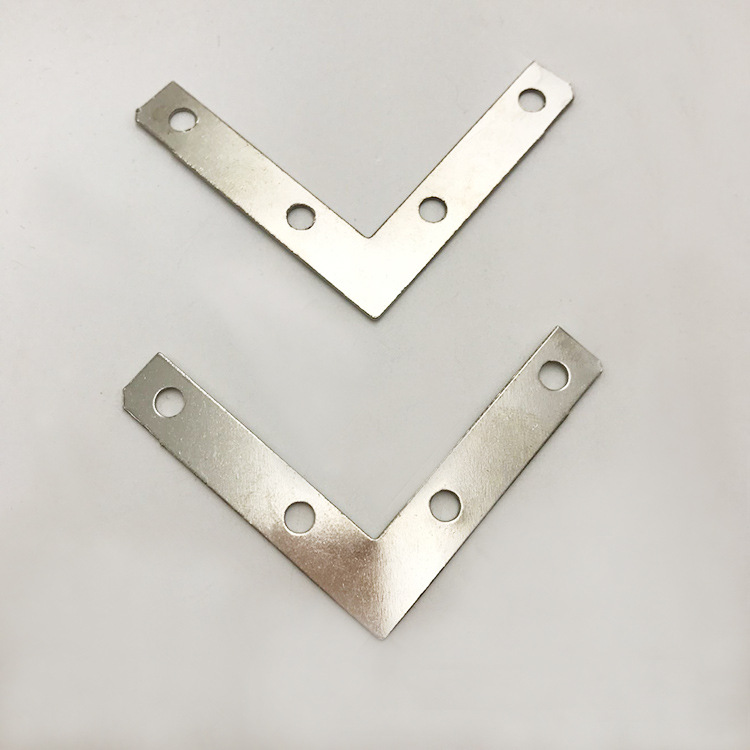 Picture of L-type large golden right angle code angle iron connector photo frame furniture picture frame flat bracket angle code hardware accessories
