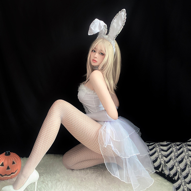 Resurrection Halloween Costume Cos Sexy Bunny Girl Suit Nightclub Bar Ds Stage Dance Bunny Costume Christmas Costume