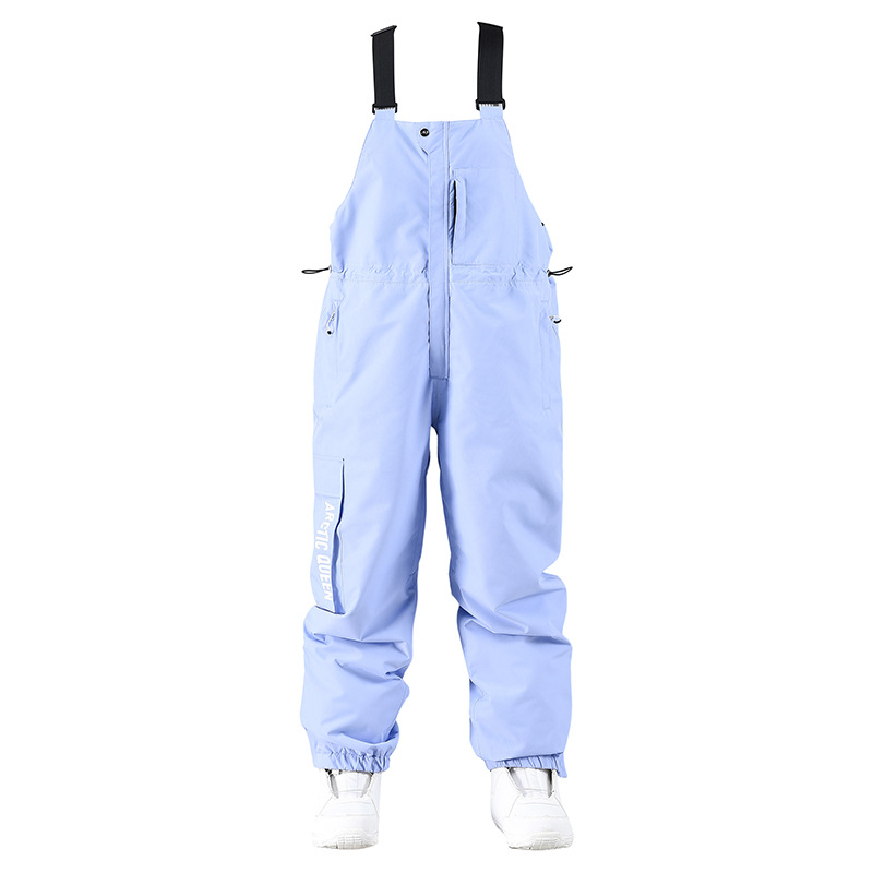 Picture of Ski suspenders for men and women OVER SIZE winter outdoor windproof snowboard pants one-body snow pants warm