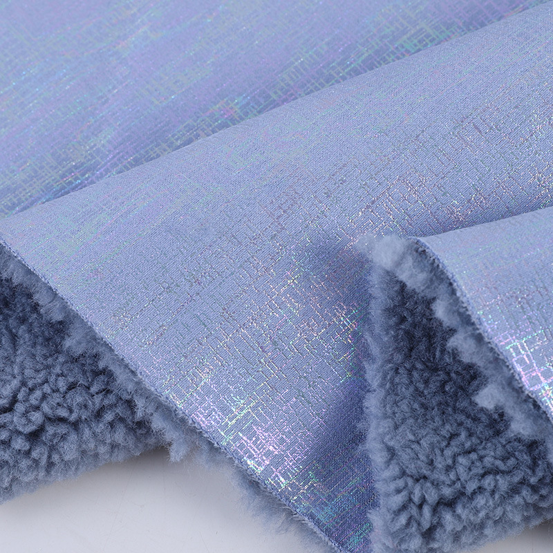 Picture of Local factory sells fur and wool integrated composite fabric lamb fleece autumn and winter coat children's clothing fashion fabric