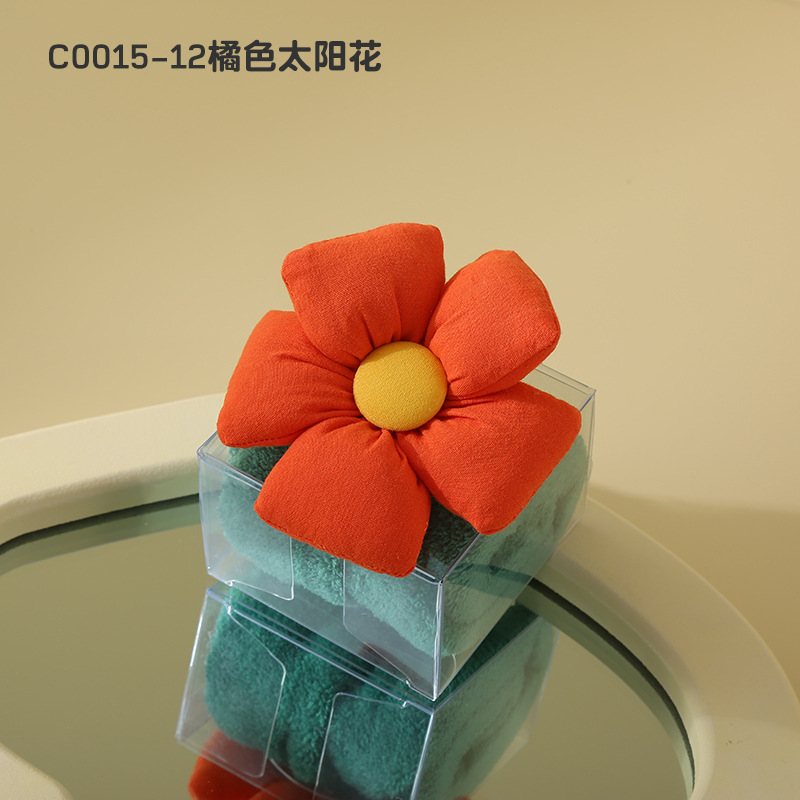 Picture of Hand gift towel creative towel cartoon animal children's square towel Tulip small towel gift box doll