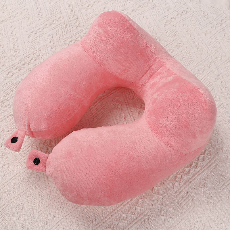 Picture of Wholesale Buckle U-shaped Pillow Inflatable Pillow U-shaped Inflatable Travel Sanbao Aircraft Travel Blowing Neck Pillow