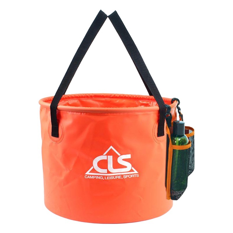 Outdoor folding bucket 30L camping supplies washing dishes retractable washing basin fishing bucket car storage bucket