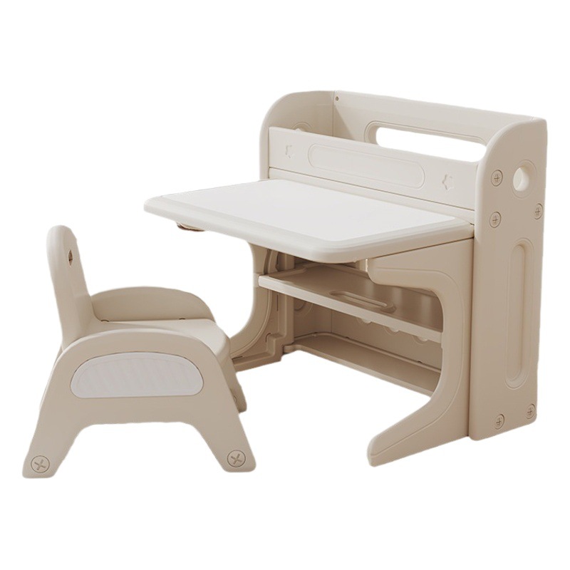 Picture of Habishu Kidsren's Learning Table and Chair Set Foldableable Multi-Functional Baby Special Toy Table Painting and Writing Table