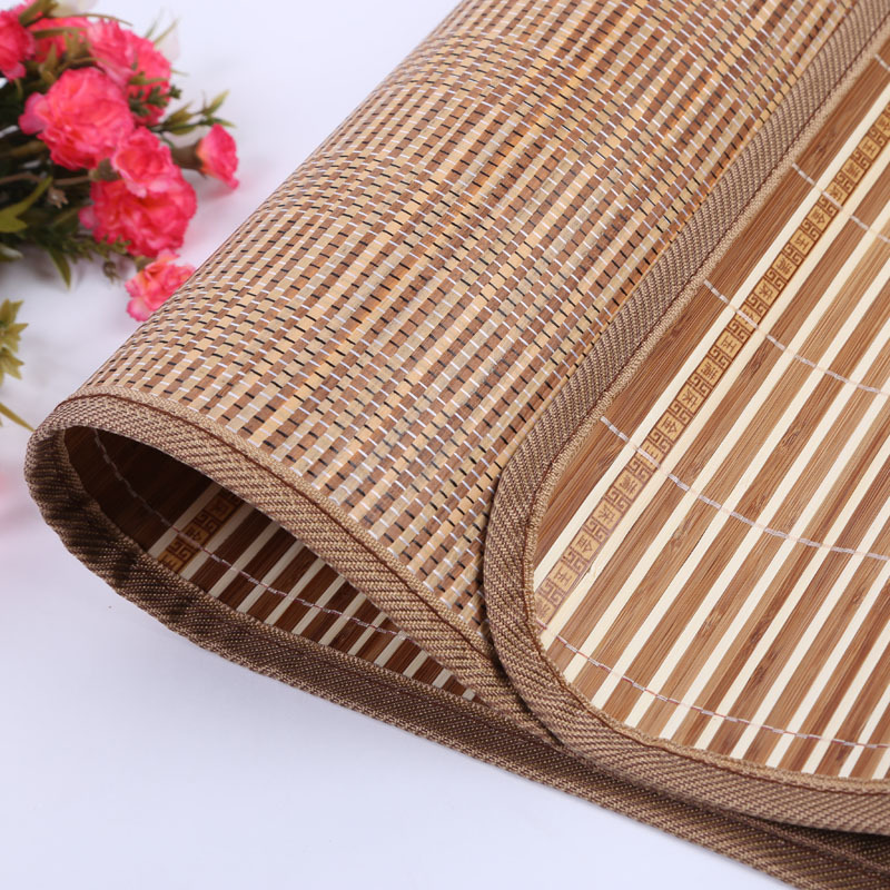 Picture of Kindergarten baby sleeping mat baby bed bamboo mat summer children's sleeping mat double-sided linen mat factory wholesale