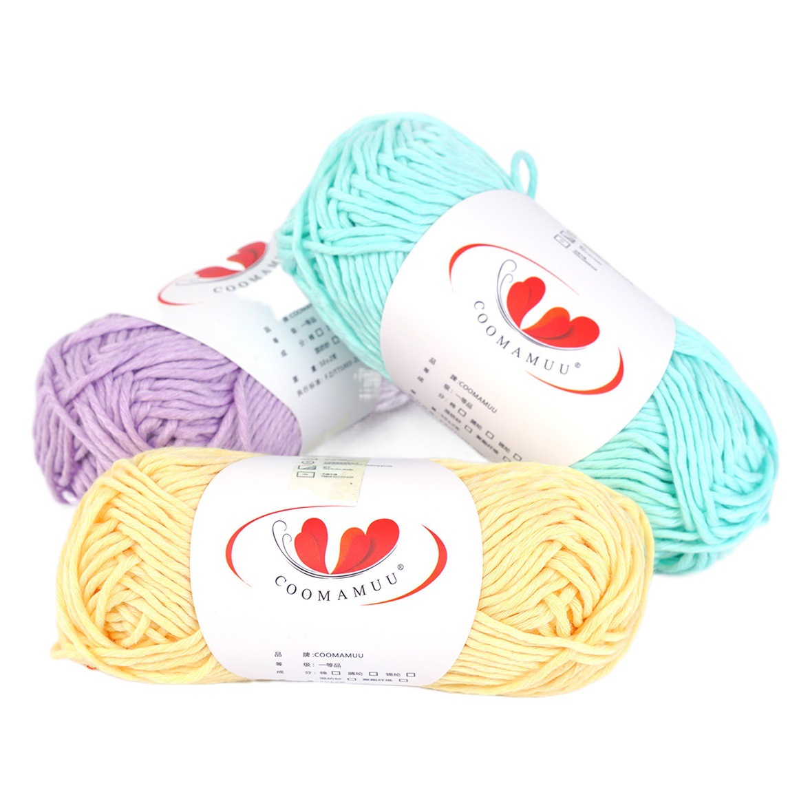 New Features 50g Luminous Yarn 2mm Handmade DIY Creative Doll Crochet Thread Straight Hair