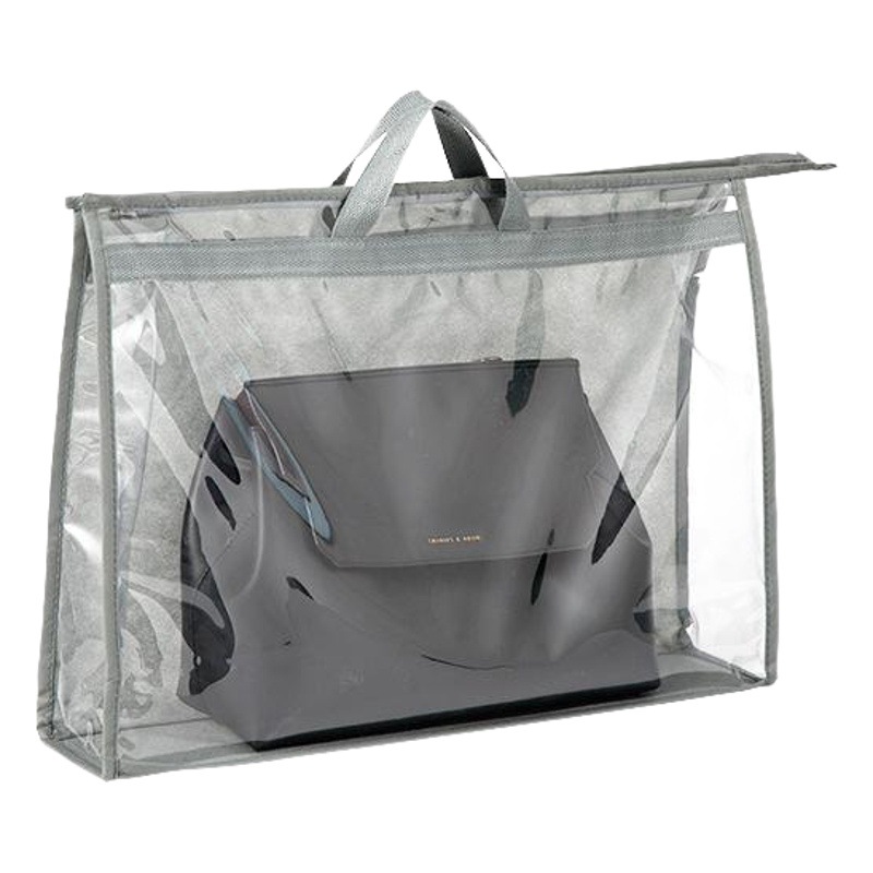 Cross-Border Bag Storage Bag Home Wardrobe Hanging Dustproof Leather Bag Storage Bag Transparent Waterproof Debris Storage Hanging Bag