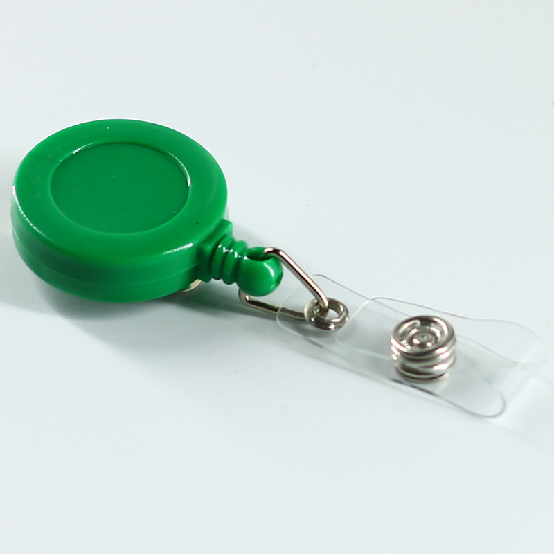Picture of Cross-Border Retractable Plastic Badge Holder with Retractable Buckle, Id Card Holder with Lanyard, Easy-To-Use Work Badge, Multifunctional