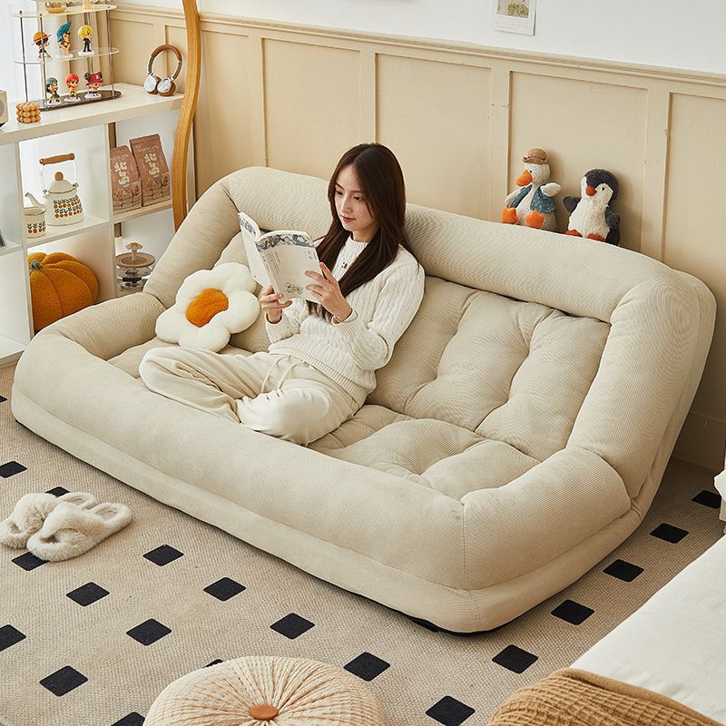 Giant tatami human kennel lazy sofa can lie down and sleep, folding bedroom sofa bed dual-purpose double recliner