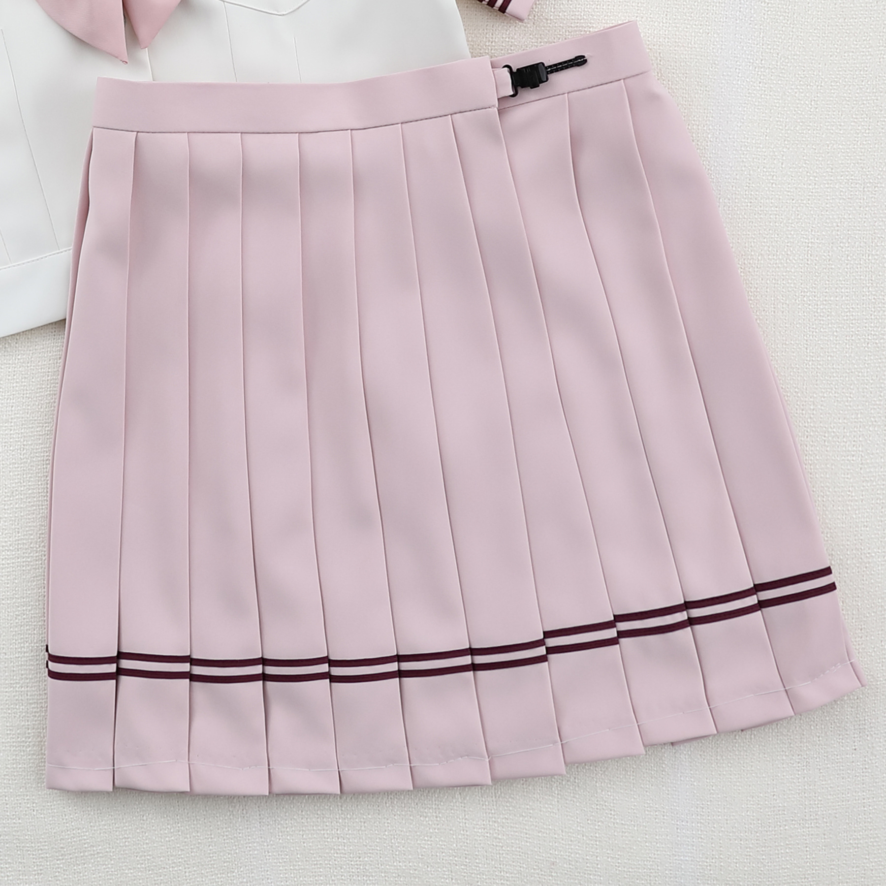 Picture of [White Peach] Anna Premium JK Uniform Original Sailor Uniform Pink Pure Style Versatile School Pleated Skirt for Girls