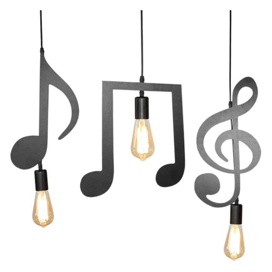 Nordic Iron Note Chandelier Creative Personality Modern Simple Bar Clothing Store Cafe Restaurant Lighting Wholesale