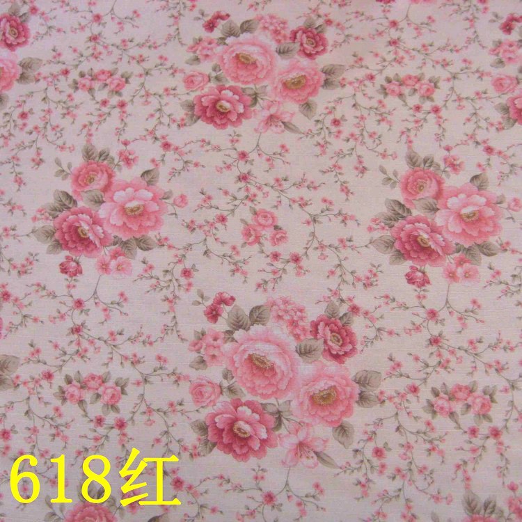 Picture of Manufacturer's Ready Stock 2.8m Wide Polyester Imitation Linen Jacquard Bamboo Plaid Cloth Flower Pattern Rich Cross Plaid Bamboo Cloth