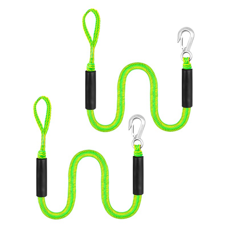 316 with hook upgrade kayak rope berthing rope dock rope Marine elastic rope anchor butt rope stretch surfing