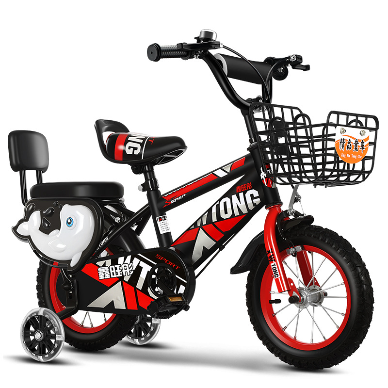 Picture of New Children's Bicycle Girls' Baby Carriage 3-6-8 Years Old 5 Children Baby Pedal Boys' Bicycle with Auxiliary Wheels
