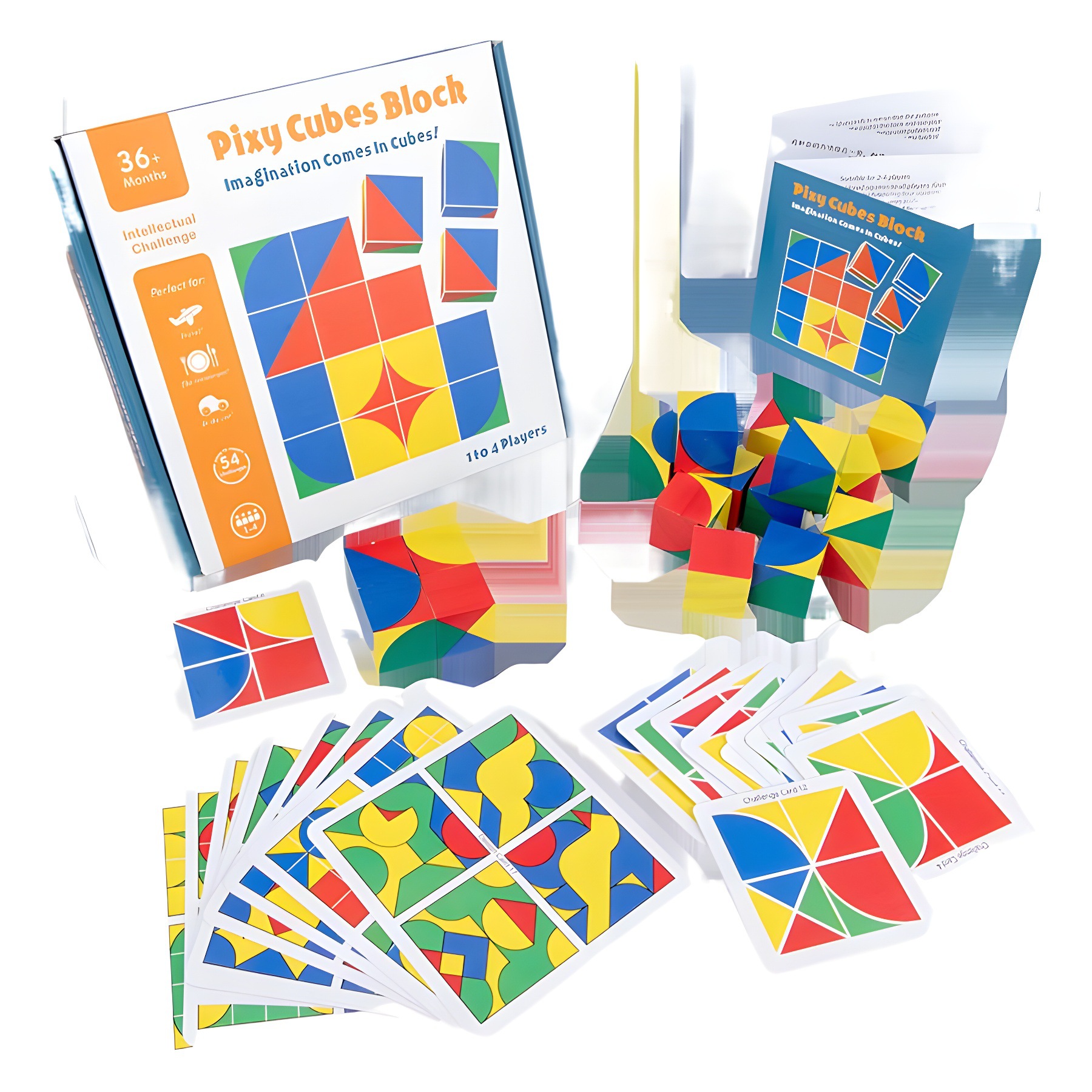 Picture of Figure Myson Wooden Children's Educational Early Education Cube Space Thinking Building Blocks Training Logic Imagination Toys