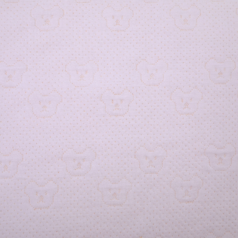 Picture of Shu cotton jacquard air layer two-sided cotton silk air layer baby sleeping bag crawling tire cap three-layer cotton fabric