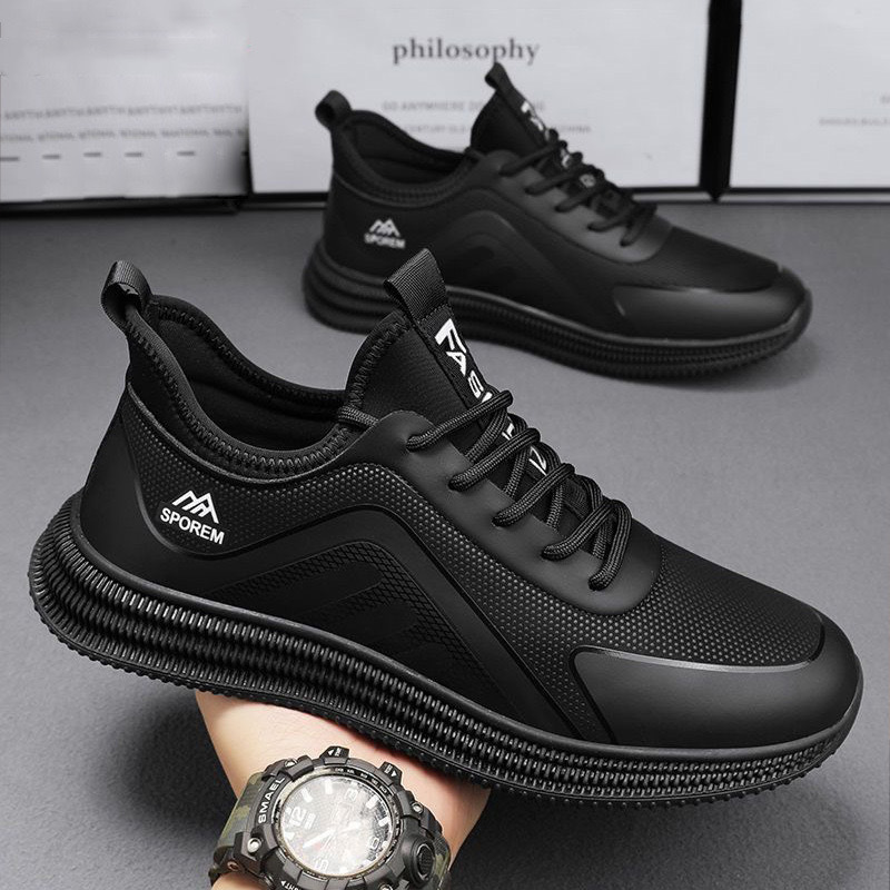 Shoes Men's 2024 Spring New Men's White Shoes Trendy Forrest Gump Shoes Lightweight Breathable Running Shoes for Men Wholesale