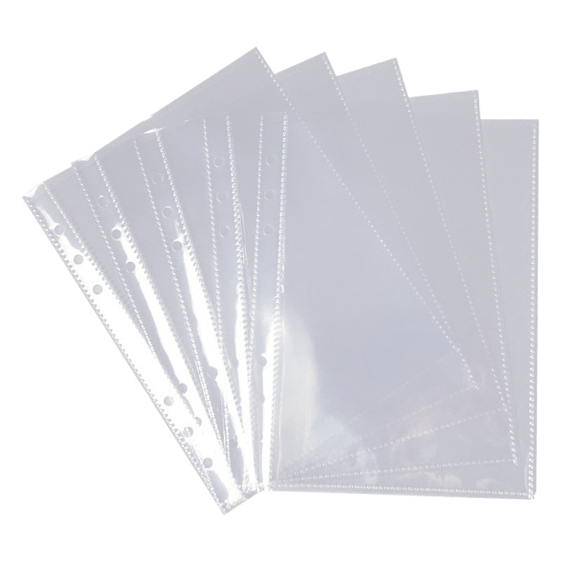 A5 3 inch 5 inch 7 inch loose-leaf 6 hole photo album PP4 palace card book small card storage book transparent core bag