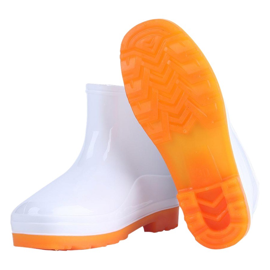 3531 men's PVC low-top rain boots 1304 white tendon bottom low-top rain boots work water shoes rubber shoes factory wholesale