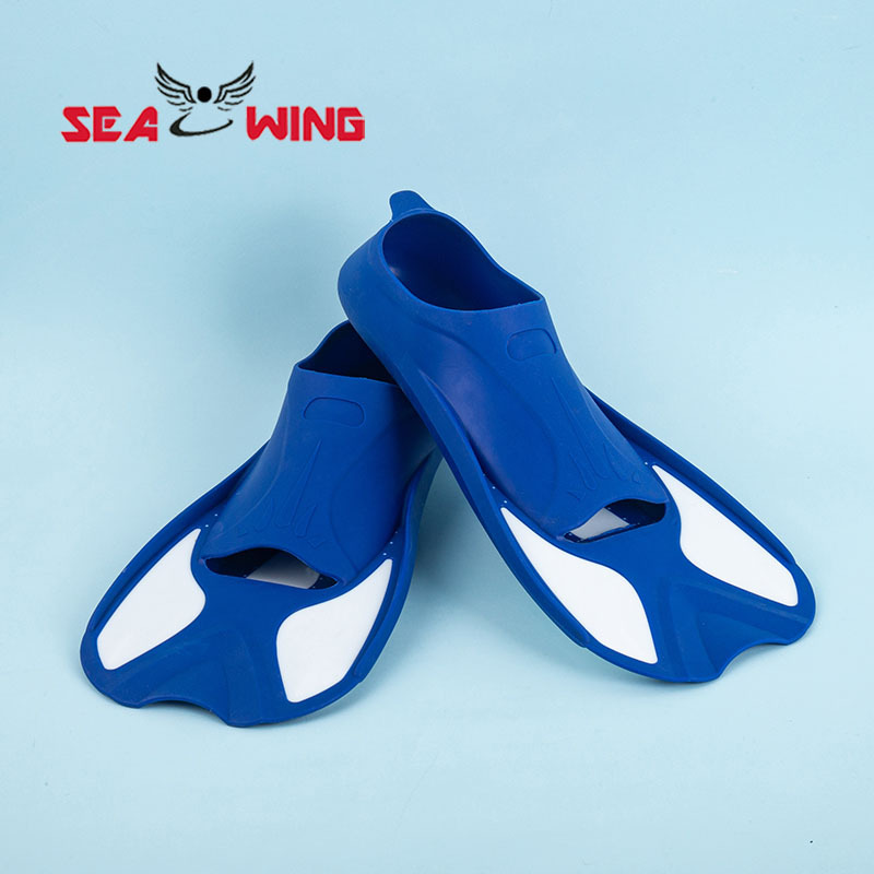 Picture of Cross-border swimming training flippers snorkeling adult children diving frog shoes short mermaid flippers free diving wholesale