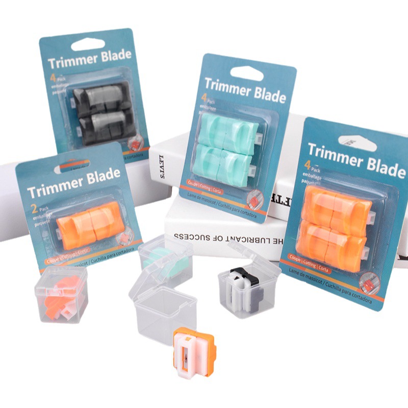 Safety paper cutter spare blade invisible cutting paper cutter replacement cutter cutter two-way cutting cutter head set