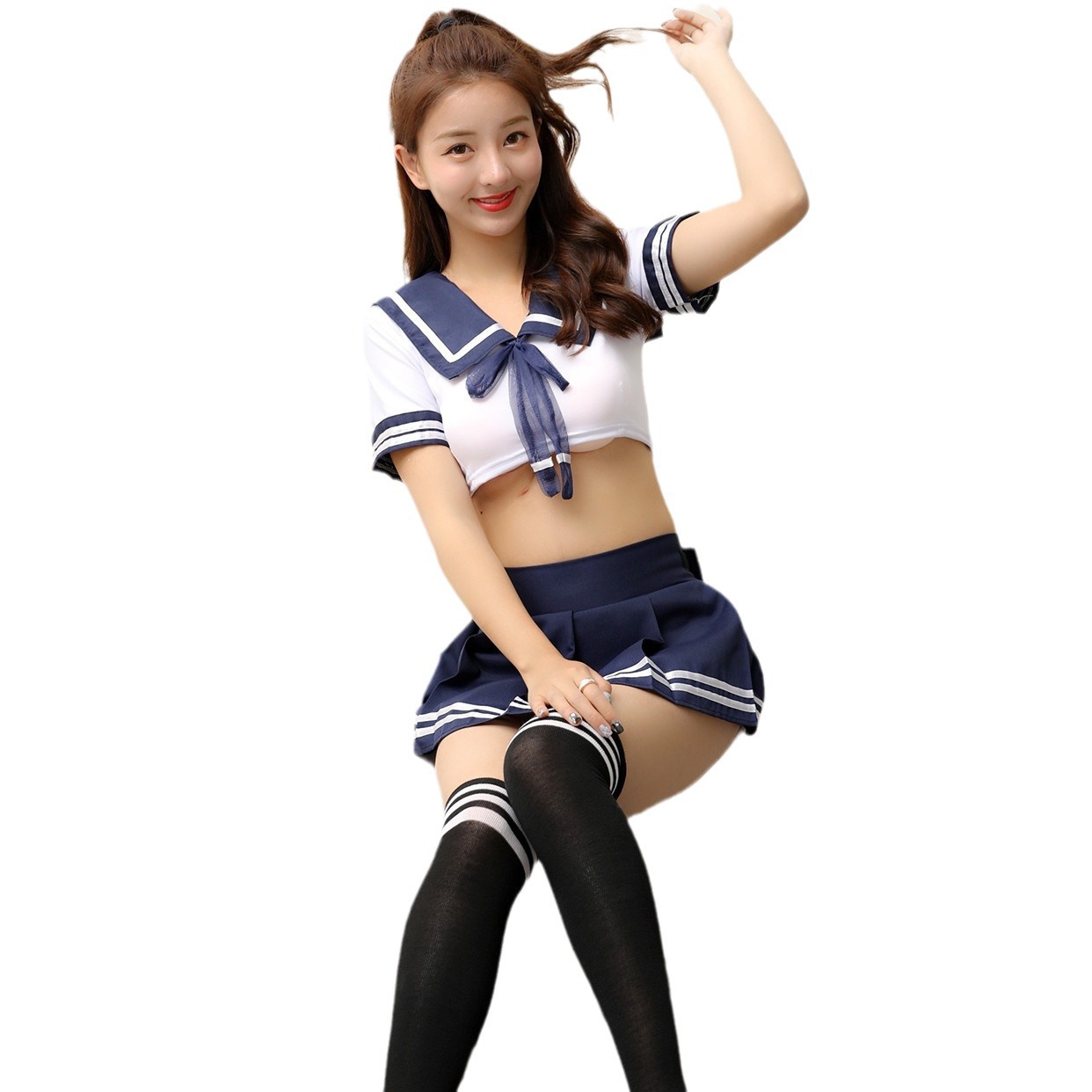 Picture of Foreign Trade Japanese Sexy Underwear Uniform Pure Junior Girl Uniform Temptation Pure Desire to avoid taking off Sexy Sexy suit