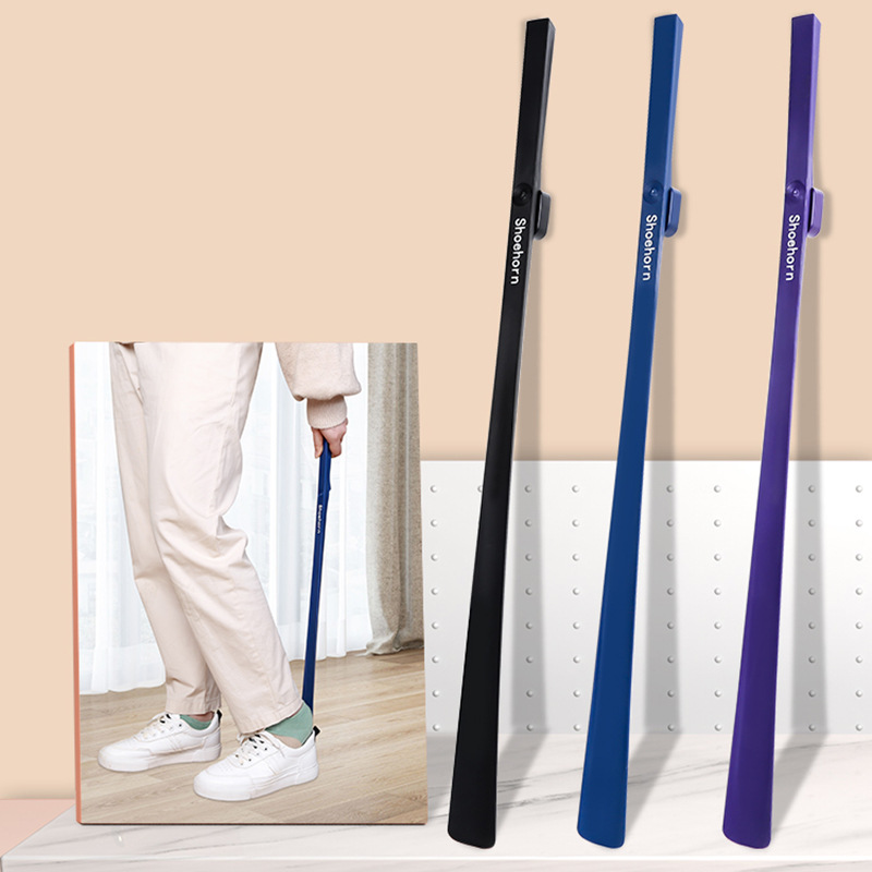 Extra Long Shoehorn for Household Shoehorn, Shoe Handle for the Elderly and Pregnant Women, Plastic Shoehorn, Magnetic Shoe Lifter