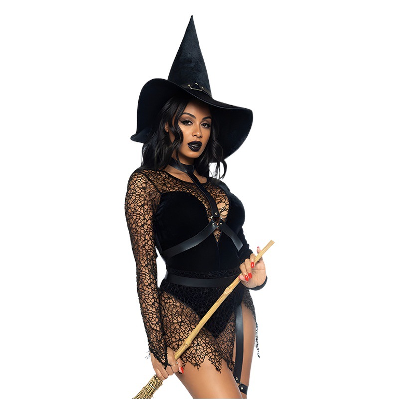 Cross-border European and American Halloween Costume Demon Witch Uniform Temptation Cosplay Nightclub Party Costume