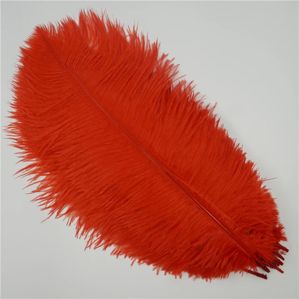Picture of 10-15cm ostrich hair source factory bouquet wedding decoration feather wall handmade DIY crafts stage clothing