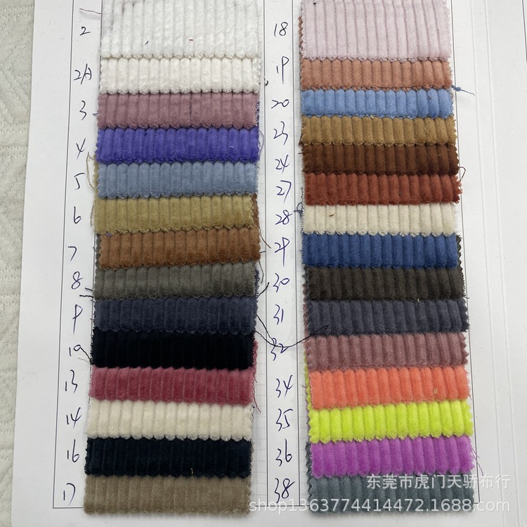 Spot woven cotton thick pit corduroy 6 pit Elastic Bubble corduroy wash-free 280g cotton bubble corduroy