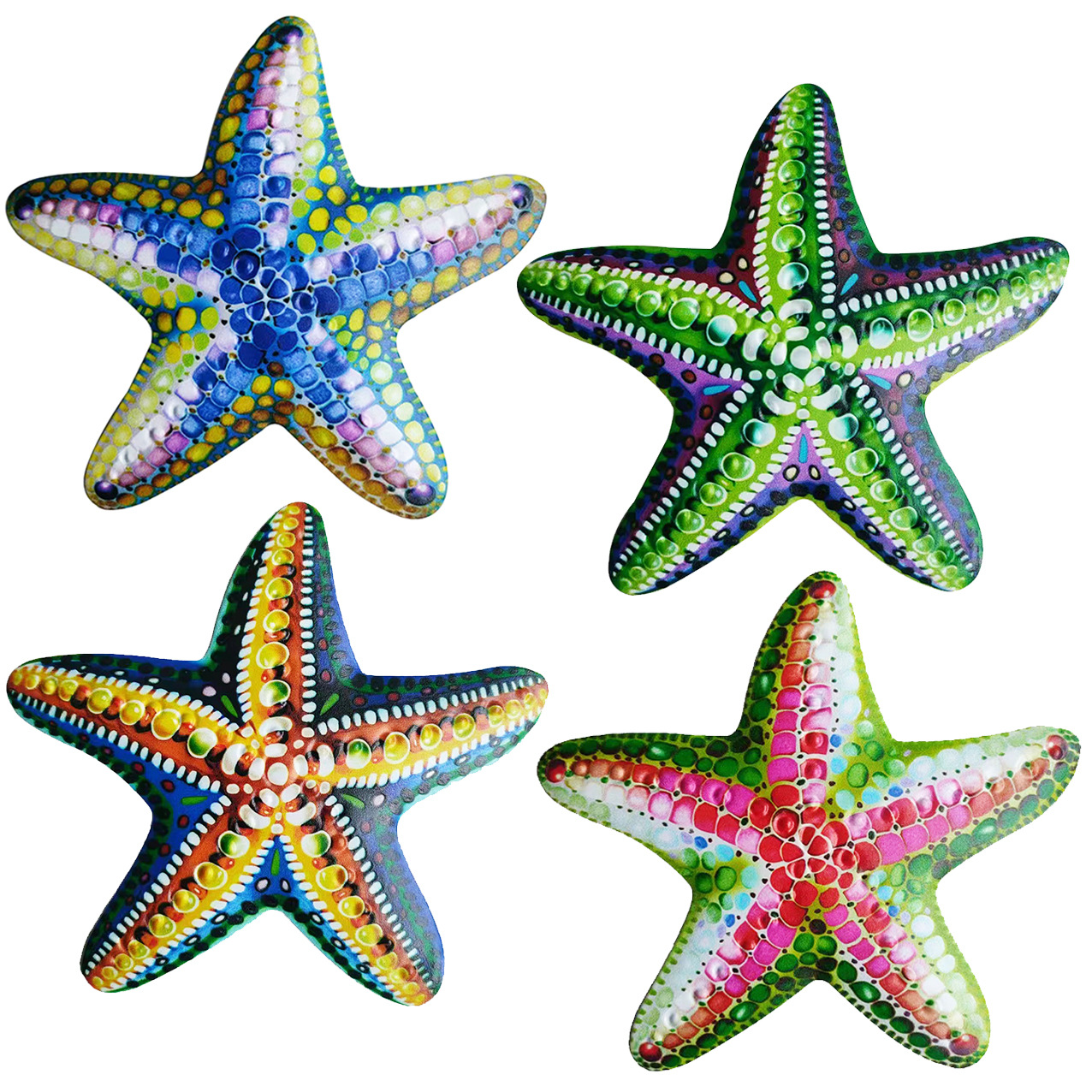 Amazon cross-border supply new products on shelves home craft gift iron starfish wall decoration ocean starfish iron wall