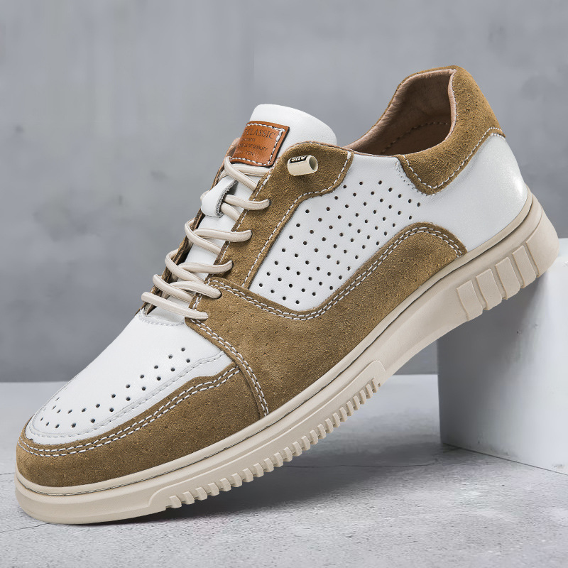 Men's Shoes New Fashionable British Casual Shoes Korean Style Breathable sneaker Retro Lazy Shoes Slip-on Shoes