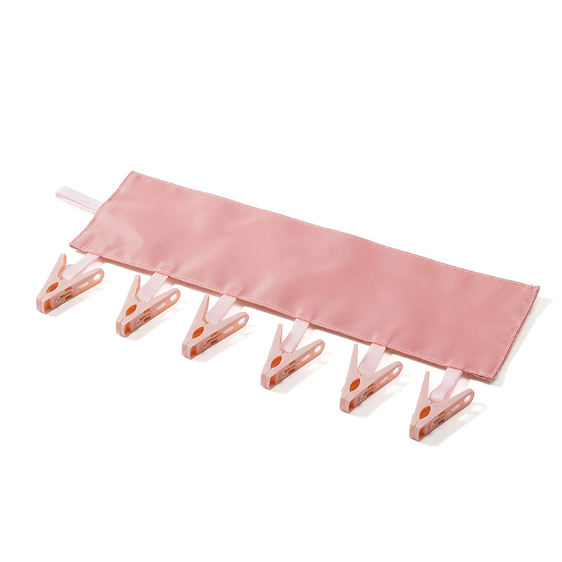 Picture of Creative Portable Fabric Clothes Hanger for Business Travel Foldable Clothes Hanger Bathroom Foldable Hanger Clothes Holder