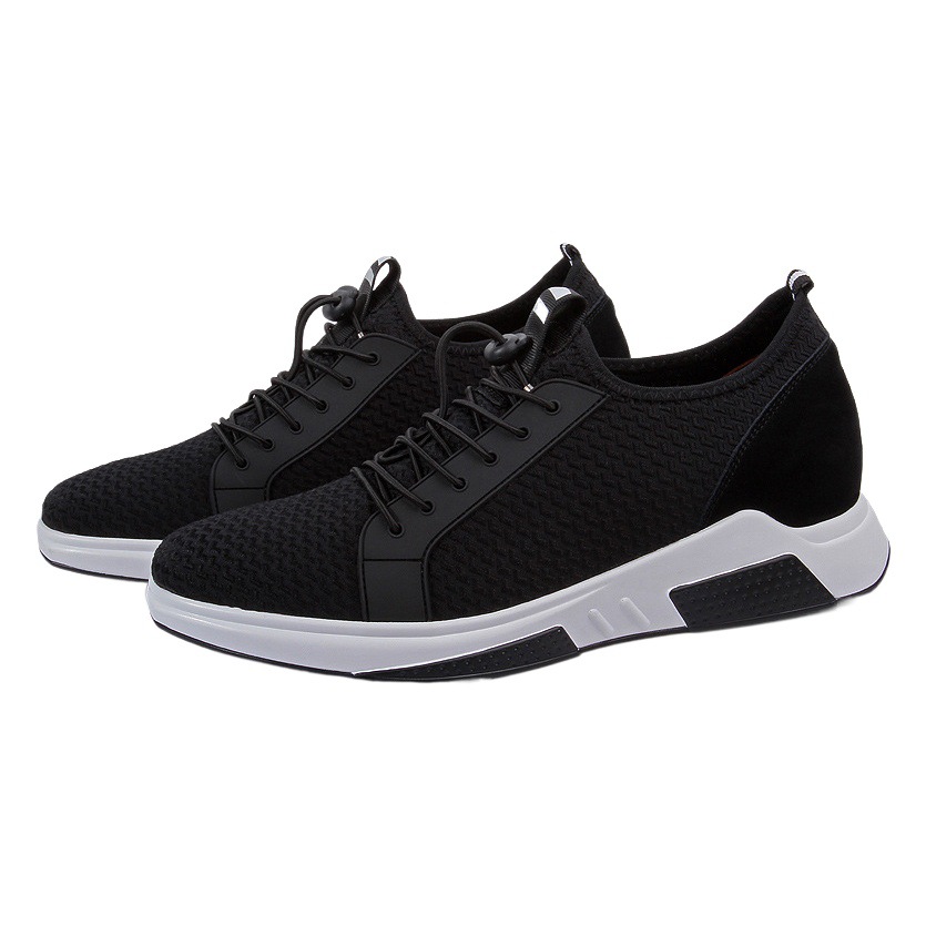 Invisible inner heightening men's shoes 2021 new outdoor sports casual board shoes 8CM mesh men's heightening shoes tide 6CM