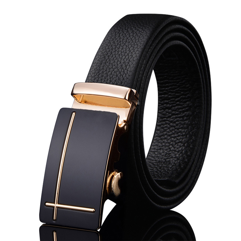Picture of Men's Belt Leather High-end Automatic Buckle Casual Men's Cowhide Belt Men's Trousers Belt Men's Wholesale