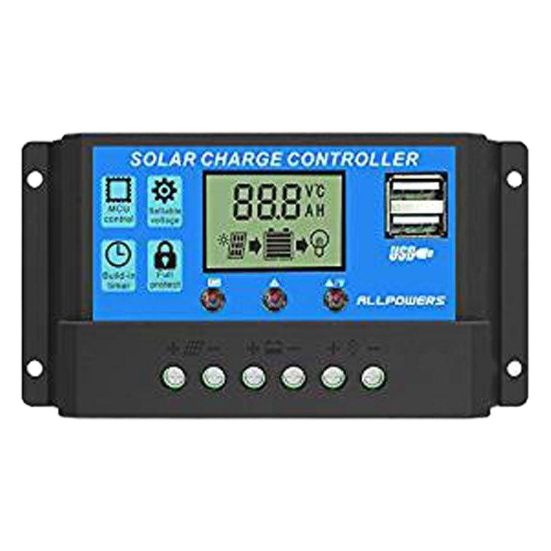 10-100A Lcd Solar Controller 12V24V Automatic Identification Aliexpress Cross-Border Exclusive Supply