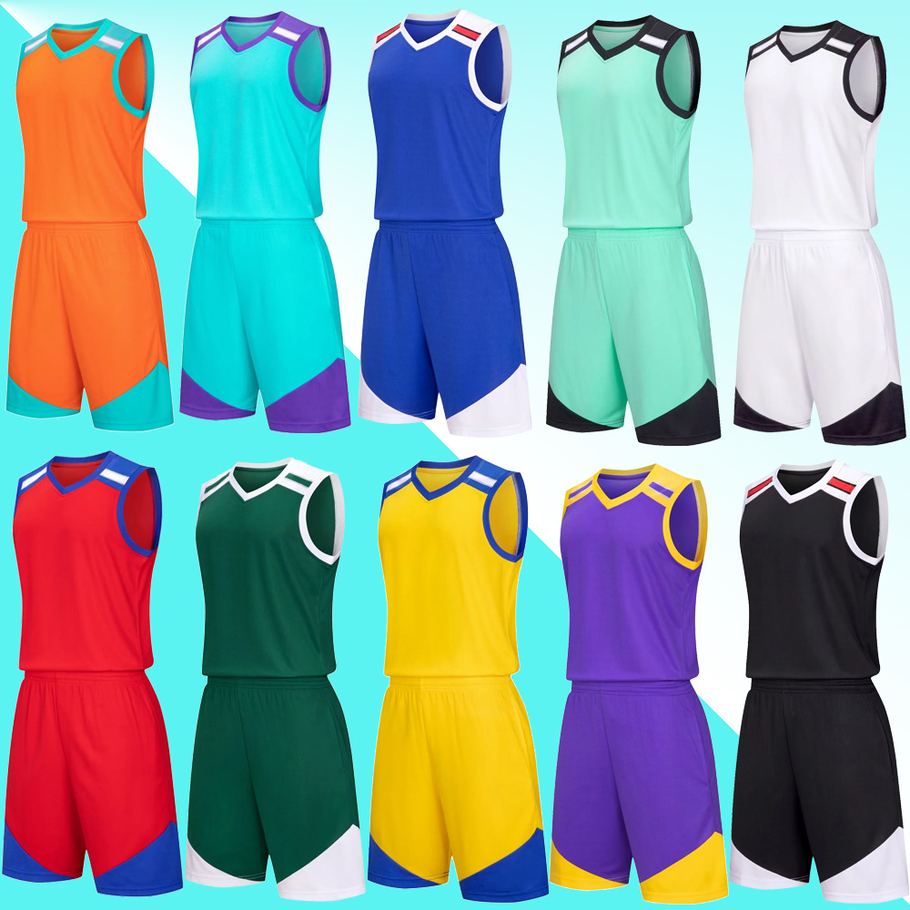 Children's youth training camp basketball uniform suit primary and secondary school students competition training uniform adult team sports vest