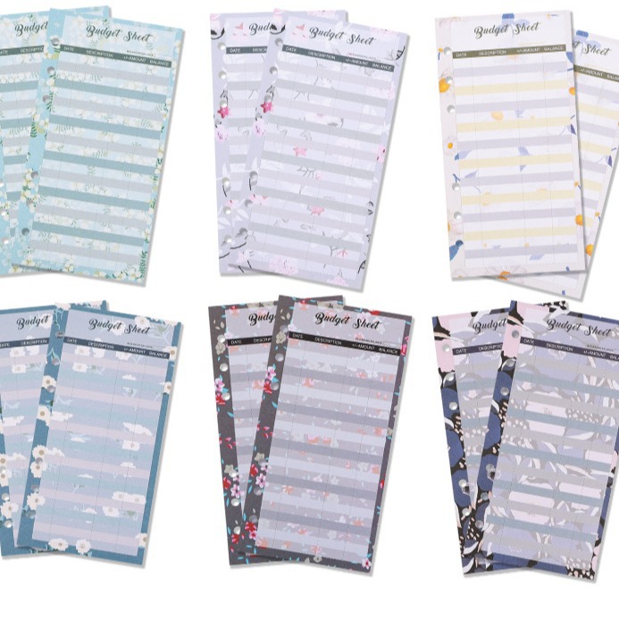 Picture of Cross-Border Supply of Perforated Budget Envelope Consumption Card Foreign Trade Accounting Budget Cash Envelope Consumption Card Paper in Stock