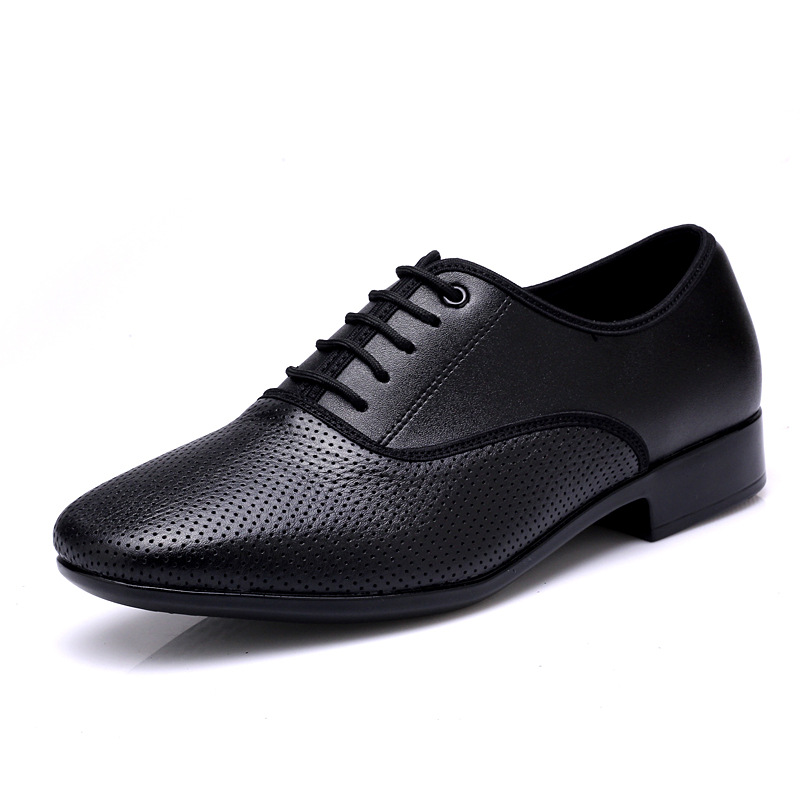 Picture of Dance leather men's modern dance shoes men's dance shoes square dance shoes adult real soft bottom National Standard dance Latin dance