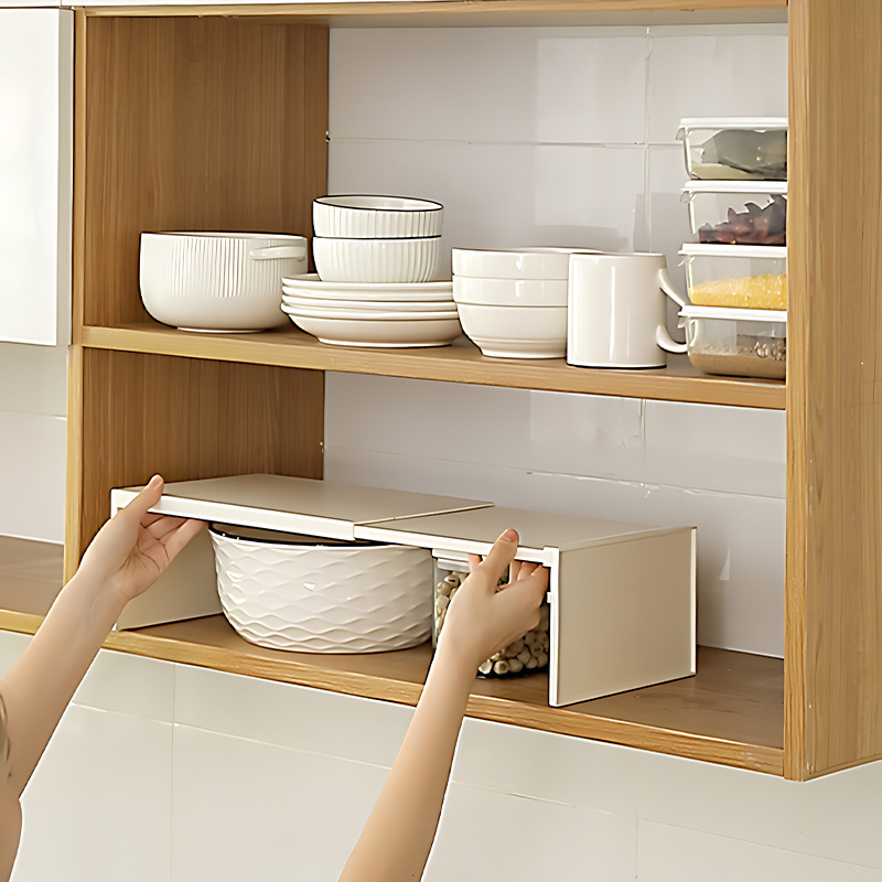 Picture of Kitchen shelf space-saving cabinet shelf storage rack table layered multi-functional seasoning rack household shelf