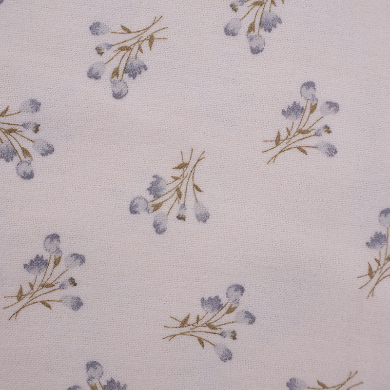Picture of in stock autumn and winter cotton sanding printed fabric Alice floral cloth women's dress children's clothing baby clothes fabric