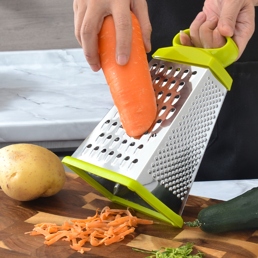 Picture of Cross-border stainless steel shredder kitchen vegetable carrot potato grater multi-functional four-side planing wipes