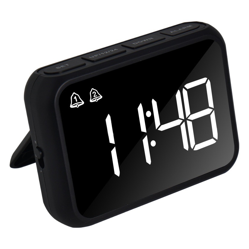 Modern Simple Travel Electronic Alarm Clock Student Desktop Bedside Luminous Digital Desk Clock led Rechargeable Portable Clock
