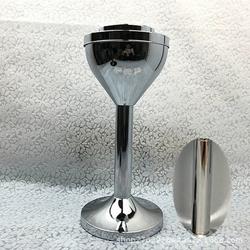 Picture of Floor-standing toilet ashtray vertical with lid creative personality fashion elevator ktv toilet living room ashtray