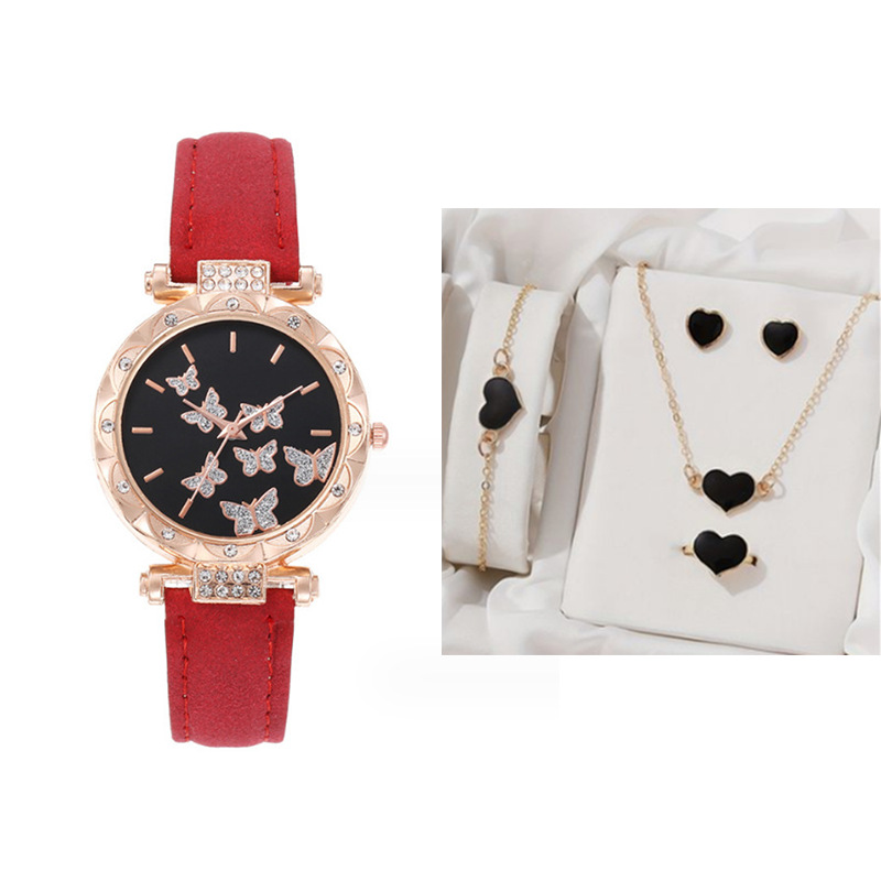 Picture of New TikTok Popular Women's Watch Fashion Simple Watch Butterfly Digital Belt Watch Wholesale
