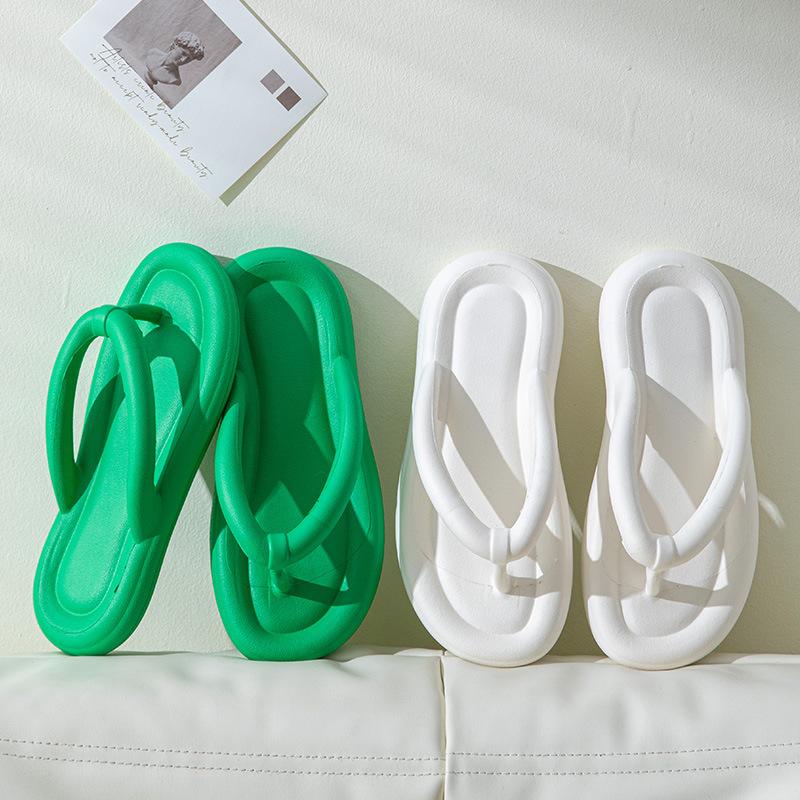 Picture of Eva Flip-Flops for Women, Suitable for Outdoor Wear, with a High-End Feel, 2024 Indoor Non-Slip, Odor-Resistant, Beach Thong Sandals, Ins Style