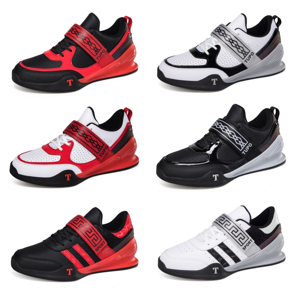 Professional Weightlifting Shoes Squat Shoes for Men and Women Indoor Gym Sports Comprehensive Training Shoes Fitness Shoes Strength Deadlift Shoes