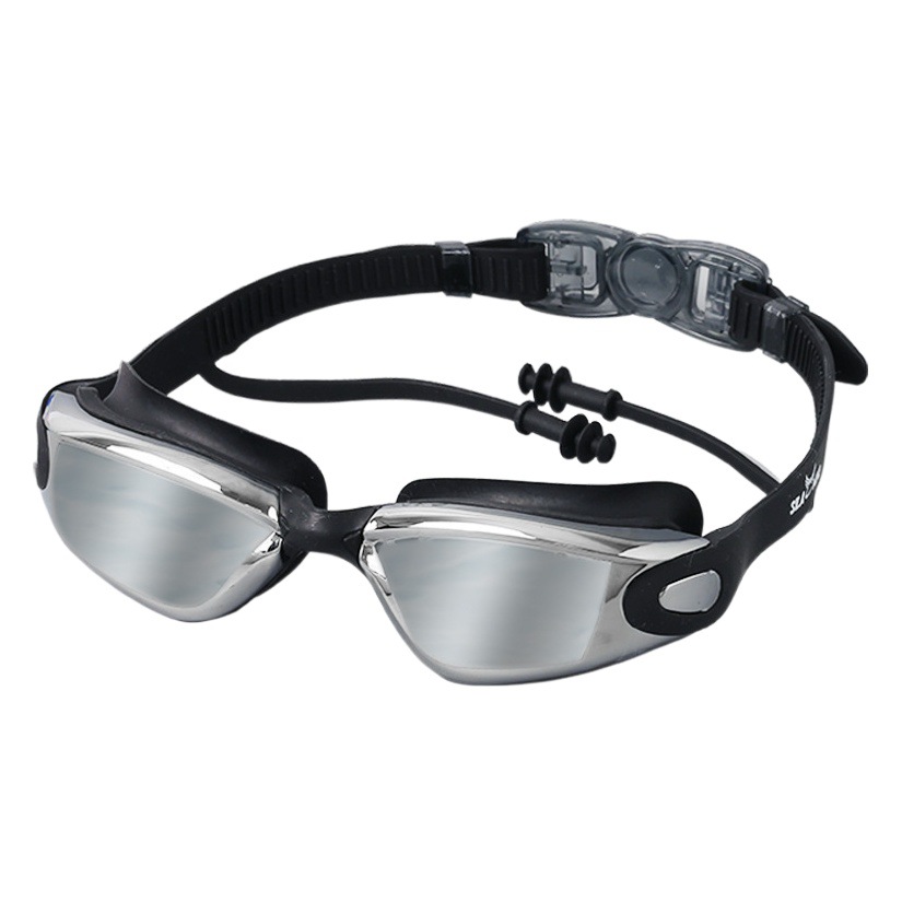 HD swimming goggles adult anti-fog plating swimming glasses wholesale myopia goggles men and women silicone waterproof swimming goggles